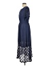 Simplee 100% Polyester Blue Casual Dress Size L - photo 5