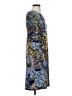 DressBarn Paisley Blue Casual Dress Size 4 - photo 4