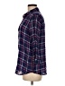 Gap Outlet Plaid Blue 3/4 Sleeve Button-Down Shirt Size M - photo 5
