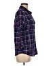 Gap Outlet Plaid Blue 3/4 Sleeve Button-Down Shirt Size M - photo 4