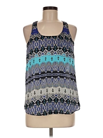 Aqua Sleeveless Blouse (view 1)