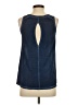 Firth 100% Silk Blue Sleeveless Silk Top Size XS - photo 2