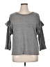 Current/Elliott Gray 3/4 Sleeve T-Shirt Size Sm (1) - photo 1