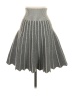 Alya Chevron-herringbone Gray Casual Skirt Size S - photo 1