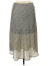 Sienna Sky 100% Polyester Chevron-herringbone Gray Casual Skirt Size L - photo 1