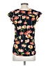 C&E Lifestyle 100% Polyester Black Short Sleeve Blouse Size XS - photo 2