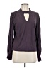 NATION LTD 100% Pima Cotton Gray Long Sleeve Blouse Size L - photo 1