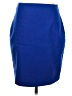 Express Solid Blue Formal Skirt Size 4 - photo 1