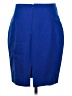 Express Solid Blue Formal Skirt Size 4 - photo 2