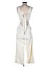 Mod Ref 100% Polyester Solid Ivory Jumpsuit Size S - photo 2