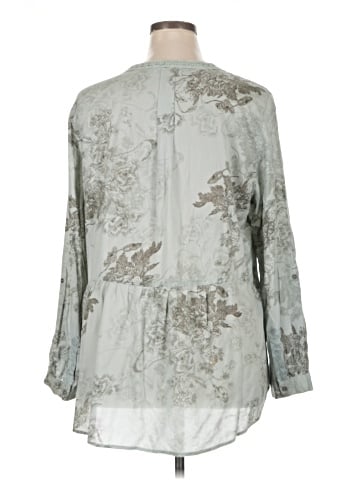 Vintage America Blues Long Sleeve Blouse (view 2)