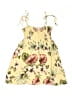 Assorted Brands 100% Rayon Tropical Yellow Dress Size M (kids) - photo 1