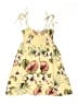 Assorted Brands 100% Rayon Tropical Yellow Dress Size M (kids) - photo 2