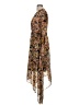 Haani 100% Polyester Paisley Brown Casual Dress Size M - photo 5