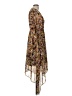 Haani 100% Polyester Paisley Brown Casual Dress Size M - photo 4