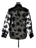French Connection Black Long Sleeve Blouse Size XL - photo 2