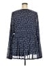Torrid Blue 3/4 Sleeve Blouse Size 3X Plus (3) - photo 2