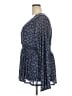 Torrid Blue 3/4 Sleeve Blouse Size 3X Plus (3) - photo 5