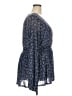 Torrid Blue 3/4 Sleeve Blouse Size 3X Plus (3) - photo 4