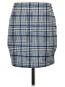 Express Plaid Blue Casual Skirt Size XS - photo 2