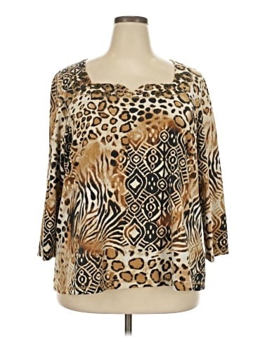 Ruby Rd. 3/4 Sleeve Blouse (view 1)
