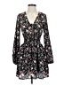 Forever 21 Floral Black Casual Dress Size S - photo 1