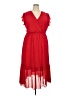 BTFBM 100% Polyester Red Casual Dress Size XXL - photo 1