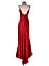 Aqua 100% Polyester Red Cocktail Dress Size 0 - photo 2