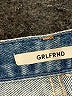 GRLFRND 100% Cotton Hearts Blue Jeans Size 27 waist - photo 5