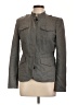 Banana Republic Chevron-herringbone Gray Wool Blazer Size 10 - photo 1