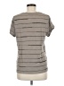 Athleta Stripes Gray Short Sleeve T-Shirt Size L - photo 2