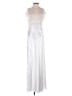 Diane Samandi 100% Polyester White Cocktail Dress Size P (petite) - photo 1