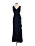 Betsy & Adam Solid Blue Cocktail Dress Size 2 - photo 1