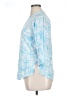 Escapada 100% Rayon Blue 3/4 Sleeve Blouse Size XL - photo 5
