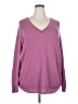 Vince. 100% Cashmere Purple Cashmere Pullover Sweater Size 2X - photo 1