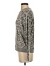 Lucky Brand Animal Print Gray Pullover Sweater Size S - photo 5
