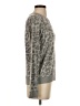 Lucky Brand Animal Print Gray Pullover Sweater Size S - photo 4