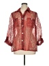 Ruby Rd. Red 3/4 Sleeve Button-Down Shirt Size 16 - photo 1