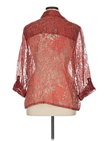 Ruby Rd. 3/4 Sleeve Button-Down Shirt (view 2)