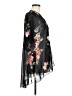 Emory Park 100% Polyester Black Poncho Size M - photo 4