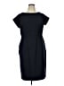 Lands' End Solid Black Casual Dress Size 16 - photo 1