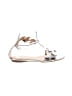 Francesco Russo Silver Sandals Size EU 37 1/2 - photo 1