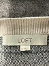 Ann Taylor LOFT 100% Cotton Plaid Gray Pullover Sweater Size S - photo 7