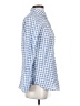 Sweet Salt Checkered-gingham Blue Long Sleeve Blouse Size XS - photo 4