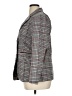 Ebossy 100% Polyester Houndstooth Gray Blazer Size XL - photo 5