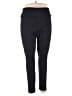 Just Fab Solid Black Active Pants Size 2X - photo 1