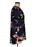 Apt. 9 100% Polyester Floral Black Short Sleeve Blouse Size M - photo 4