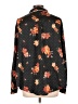 Torrid 100% Polyester Floral Black Long Sleeve Blouse Size Lg Plus (0) - photo 2