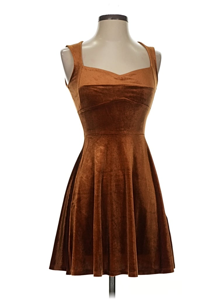 Forever 21 Cocktail Dress In Brown