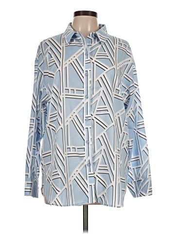 Karl Lagerfeld Paris Long Sleeve Button-Down Shirt (view 1)